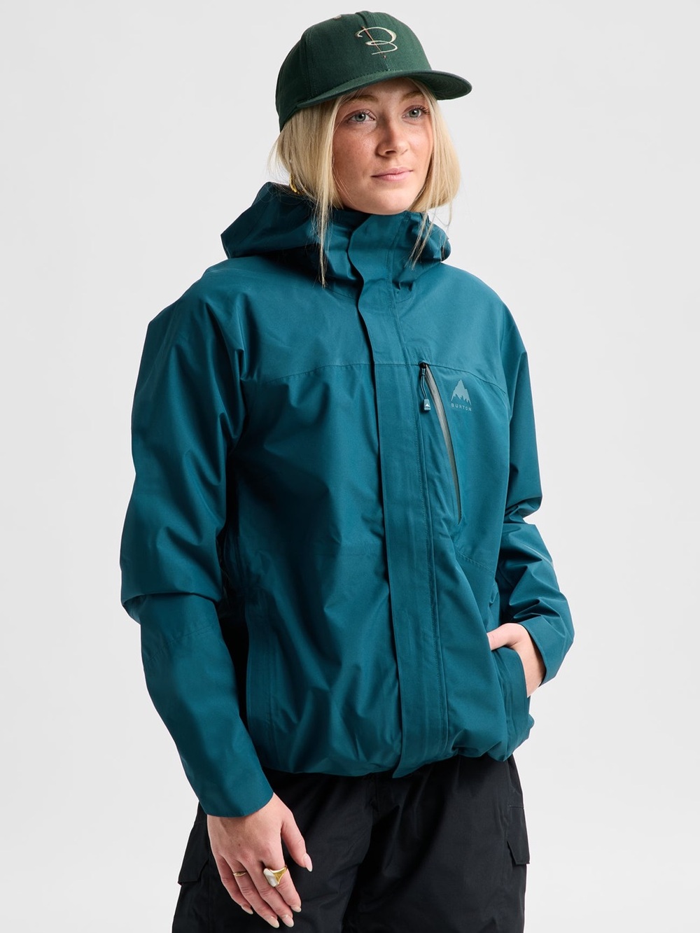 BURTON Reserve 2.5L Jacket Lightweight Waterproof Breathable Womens Size Small